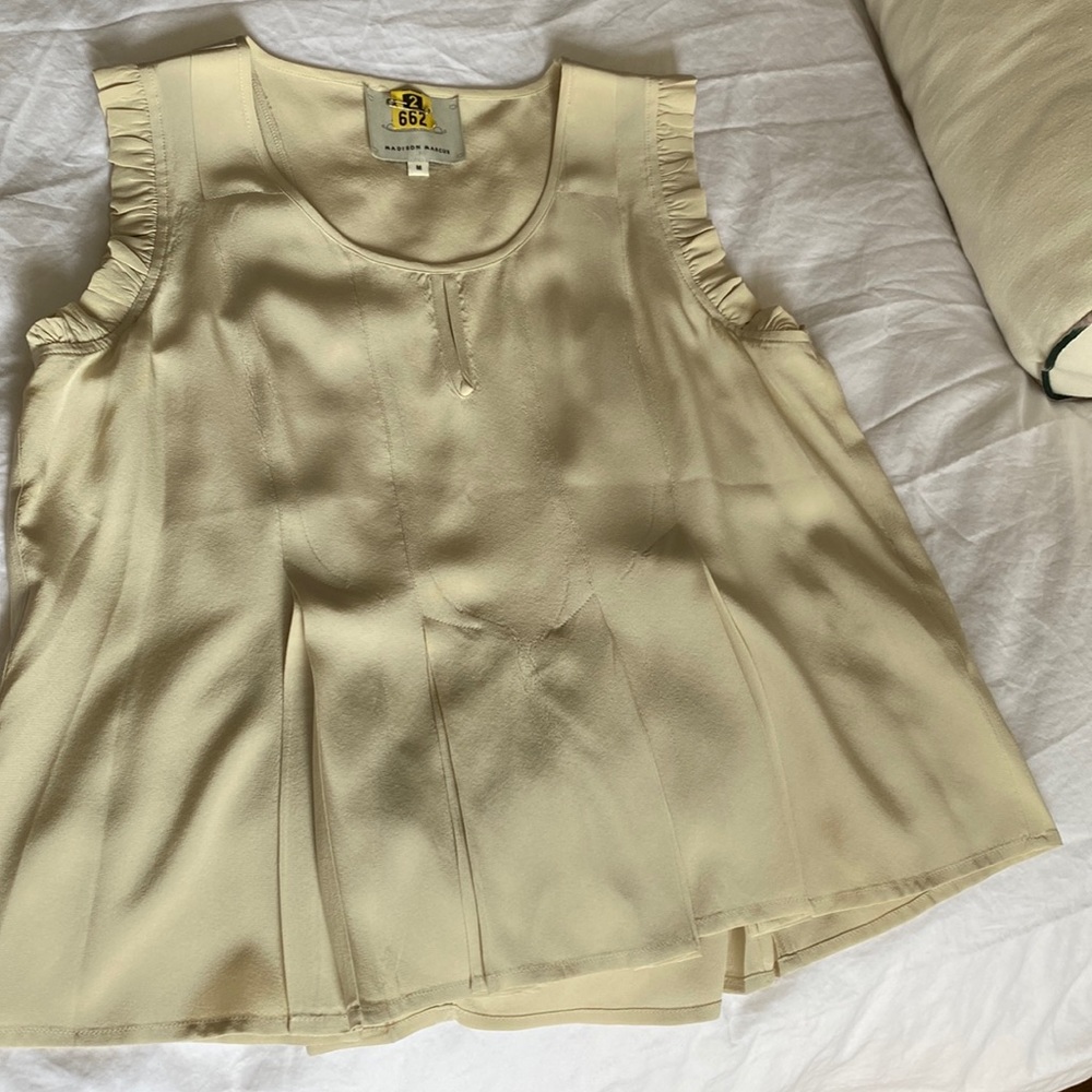 Silk top.